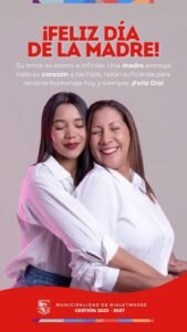 Feliz día a todas las madres de nuestra localidad! Les desea la Municipalidad de Bialet Massé…