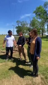El Intendente Horacio Compagnucci visitó el campo Santa Rosa donde se encuentra el viñedo y bodega  “Don Ciancio”, en la ciudad de Las Parej…