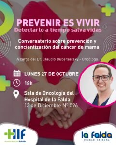 Prevenir es vivir – Detectarlo a tiempo salva vidas…