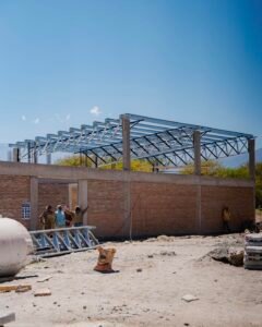 Avanza la construcción de la nueva Escuela Técnica de Santa María, una obra moderna y funcional pensada para acompañar la educación del futu…