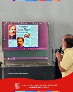 El profesor Norberto Huber disertó el sábado 18 de Octubre en el salón Tohaen del Municipio de Bialet Massé, en donde es Director de Patrimo…