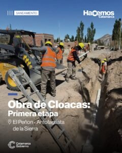 Nueva red cloacal para El Peñón…