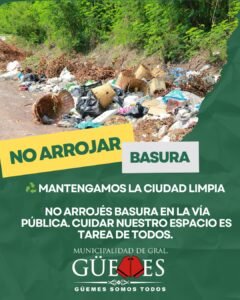 Nuestra ciudad se cuida entre todos…