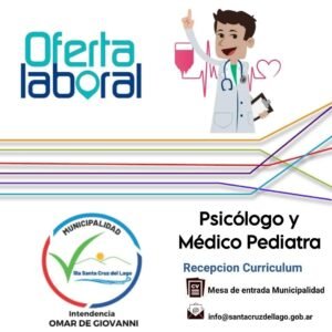 La Municipalidad de Villa Santa Cruz del Lago incorpora:…