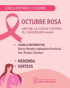 Cerramos Octubre Rosa, unidos por la vida…