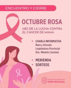 Cerramos Octubre Rosa, unidos por la vida…