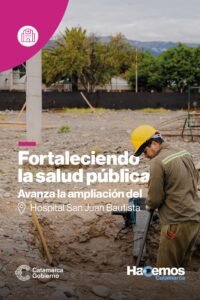 Más infraestructura para la salud pública…