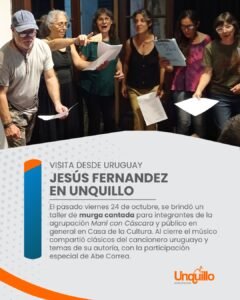 VISITA DESDE URUGUAY: JESÚS FERNÁNDEZ EN UNQUILLO…