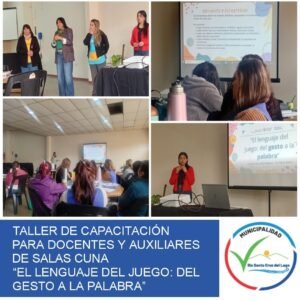 La Municipalidad de Villa Santa Cruz del Lago informa que se realizó un taller de capacitación destinado a docentes y auxiliares del program…