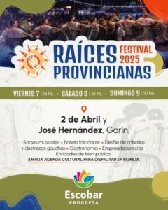 FESTIVAL RAÍCES PROVINCIANAS 2025…
