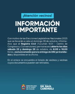 Si tramitaste tu DNI, ¡verificá si ya podés retirarlo!…