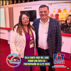 La Municipalidad de Villa Santa Cruz del Lago culminó una nueva participación en la 29° edición de la Feria Internacional de Turismo (FIT)
