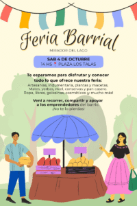 Feria Barrial en Mirador del Lago, Bialet Massé