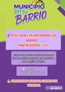 ¡El Municipio en tu Barrio continúa su recorrido!…