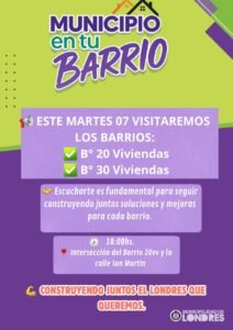 ¡El Municipio llega a tu barrio!…