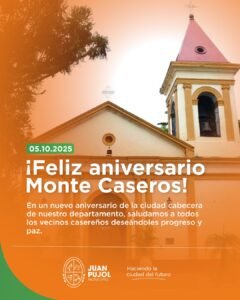 ¡Feliz aniversario Municipalidad de Monte Caseros !…