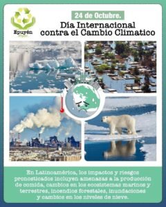 ¡Hoy conmemoramos el Día Internacional contra el Cambio Climático!…