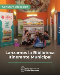 ¡Lanzamos la Biblioteca Itinerante Municipal!…