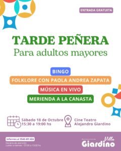 ¡Tarde Peñera en Villa Giardino!…