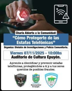 Charla Abierta a la Comunidad….