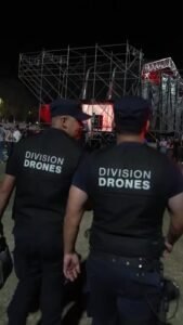 La División Drones de la Policía utiliza tecnología aérea para reforzar la seguridad en operativos y eventos masivos….