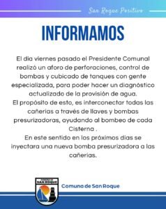 Informamos…