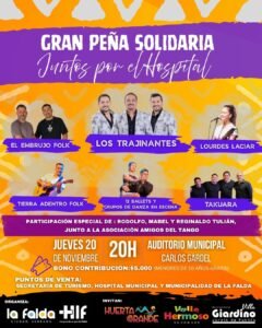 Gran Peña Solidaria “Juntos por el Hospital”…