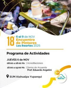 18º Encuentro de Pintores – Los Reartes…