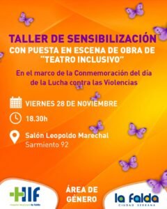 En el marco de las actividades previas a la Conmemoración del día de la Lucha contra las Violencias, el Área de Género de la Municipalidad d…