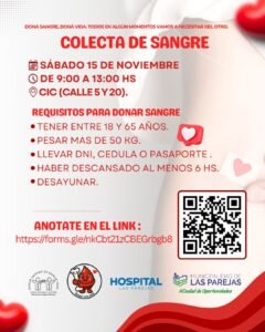 COLECTA DE SANGRE…