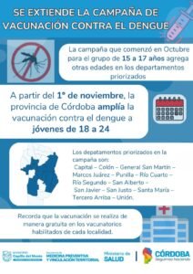 La Secretaría de Salud del Municipio de Capilla del Monte informa que en el mes de noviembre, se extiende la campaña de vacunación contra e…