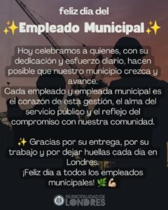 8 de Noviembre día del empleado municipal…