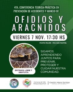 Capacitación en Prevención de Accidentes y Manejo de Ofidios y Arácnidos…