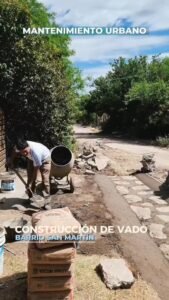 Continuamos con el Mantenimiento Urbano en los distintos barrios de nuestra localidad:…