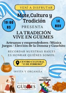 ¡El Intendente Carlos Rosso invita a todos los vecinos a ser parte de una tarde distinta, recordando nuestras raíces y costumbres; con buena…