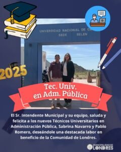 Felicitaciones a los nuevos Técnicos Universitarios en Administración Pública…