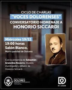VOCES DOLORENSES: HOMENAJE A HONORIO SICCARDI…