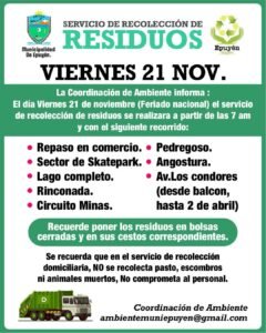 Atención vecinos de Epuyén….