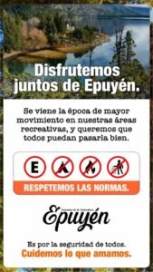 Un recordatorio para disfrutar juntos de Epuyén…
