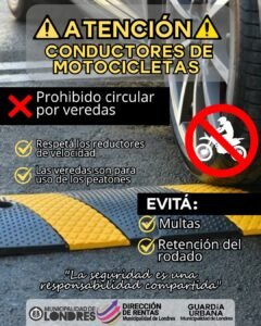 Atención conductores de motocicletas…
