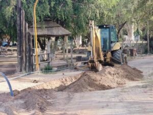 Obra de mejora hídrica en marcha…