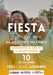 Fiesta de Fin de Año de Adultos Mayores…