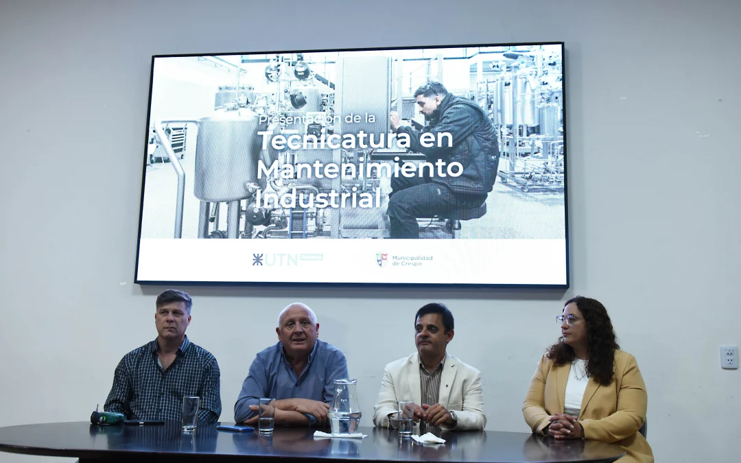 Nueva carrera de Técnico Universitario en Mantenimiento Industrial PARA EL 2026