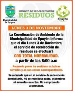 ¡Atención vecinos de Epuyén!…