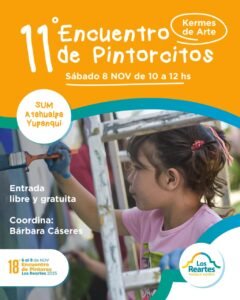 ¡Llega el 11° Encuentro de Pintorcitos! | Kermes de Arte…