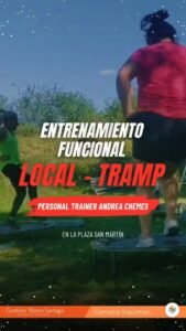 Este mes, nuestras vecinas y vecinos podrán disfrutar de entrenamiento funcional y LOCAL TRAMP en la Plaza San Martín de Villa Parque Siqui…