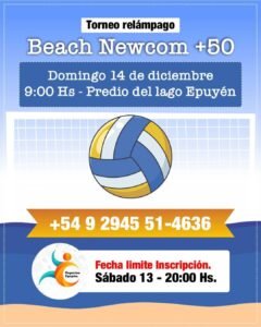 Torneo Relámpago de Beach Newcon +50…