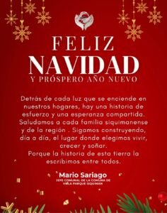 Felices Fiestas familias Siquimanenses !…