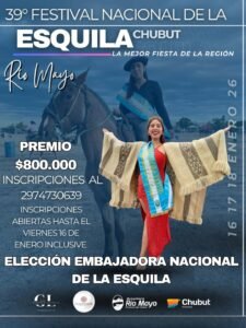 ¡Atención! Se abren las inscripciones para la elección de la Embajadora Nacional de la Esquila. Si te gustaría representar a nuestra fiesta …