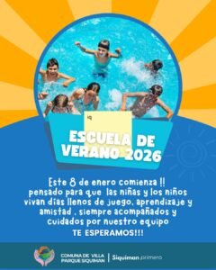 Este 8 de enero comienza nuestra Escuela de Verano 2026, pensada para que las niñas y los niños vivan días llenos de juego, aprendizaje y a…